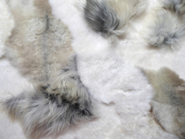 Mélange Blizzard Sheepskin Rug, +/- 135 x 190 cm (50)
