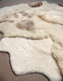 Mélange Blizzard Sheepskin Rug, +/- 170 x 225 cm (255)