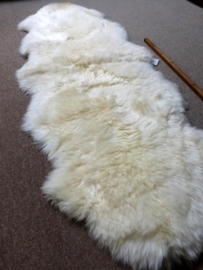 White Sheepskin Double