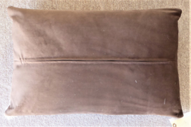 Brown-White Cowhide Cushion (113)