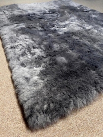 Grey Shorn Sheepskin Rug, 120 x 170 cm