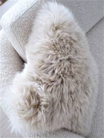 Linnen Sheepskin Cushion