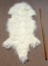 White Curly Mongolian Lambskin (3253)