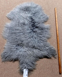 Grey Curly Mongolian Sheepskin (32)