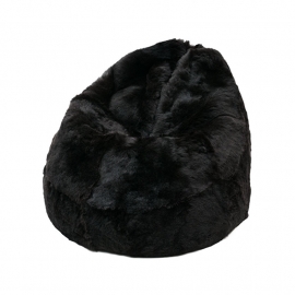 Black Shorn Sheepskin Bean Bag