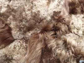 Rusty Brown Blizzard Sheepskin Rug, +/- 130 x 190 cm (126)