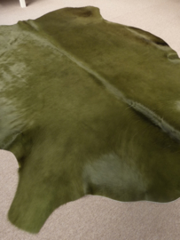 Olive Green Cowhide