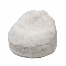 White Shorn Sheepskin Bean Bag