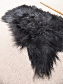 Black Icelandic Sheepskin S (166)