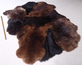 Brown Sheepskin Rug, +/- 155 x 210 cm (132)