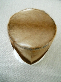 Round Springbok Ottoman