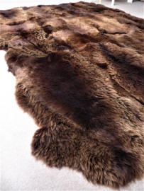 Brown Sheepskin Rug, +/- 220 x 300 cm (92)