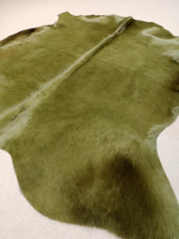 Olive Green Cowhide