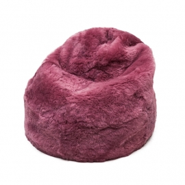 Pink Shorn Sheepskin Bean Bag