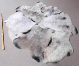 Mélange Shorn Sheepskin Rug, +/- 160 x 170 cm (6)