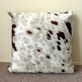 Brown-White Cowhide Cushion (33)