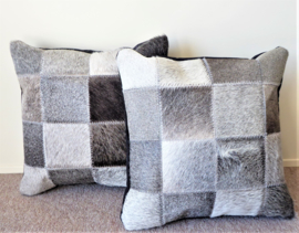 Grey Cowhide Cushion (2)