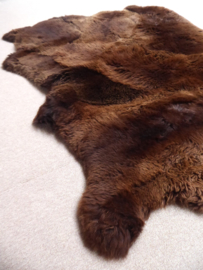 Brown Sheepskin Rug, +/- 150 x 200 cm (61)