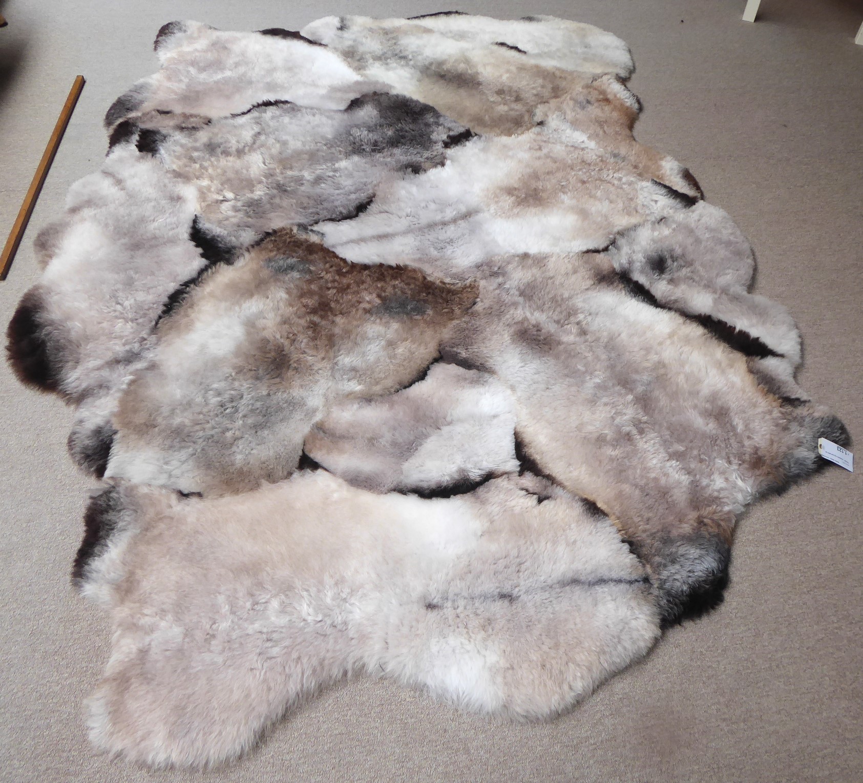 Mélange Shorn Sheepskin Rug , +/- 180 x 260 cm (8)