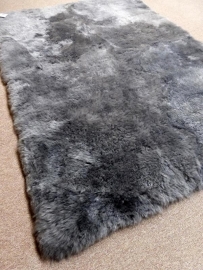 Grey Shorn Sheepskin Rug, 120 x 170 cm