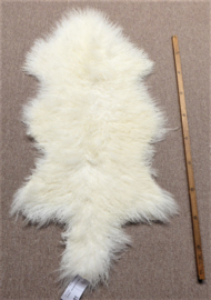 White Curly Mongolian Sheepskin (3662)
