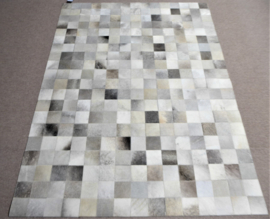 Grey Patchwork Cowhide Rug, 150 x 200 cm (5)