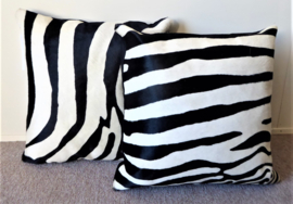 Zebra Printed Cowhide Cushion (13)