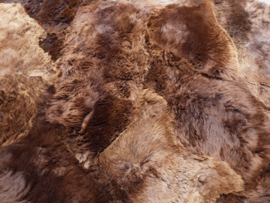 Brown Sheepskin Rug, +/- 200 x 300 cm (27)