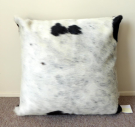 Brown-White Cowhide Cushion (35)