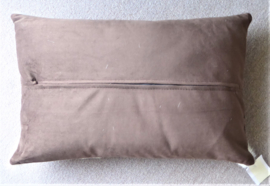 Brown-White Cowhide Cushion (202)