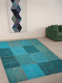 Vintage tapijt Multi Azur