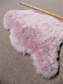 Pale Pink Shorn Sheepskin S (235)