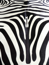 Koeienhuid met Zebra Print M/L (305)