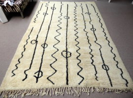 Beni Ouarain Rug - Vintage - 200 x 300 cm