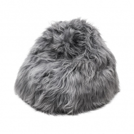 Grey Icelandic Sheepskin Bean Bag