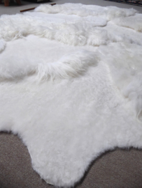 White Blizzard Sheepskin Rug, +/- 200 x 300 cm (125)