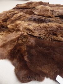 Brown Sheepskin Rug, +/- 200 x 250 cm (35)