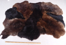 Brown Sheepskin Rug, +/- 155 x 210 cm (132)