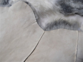 White-Grey Blizzard Sheepskin Rug, +/- 190 x 280 cm (4)
