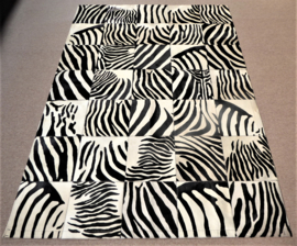 Zebra Patchwork Rug