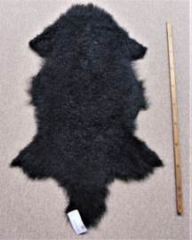 Black Curly Mongolian Sheepskin (3655)