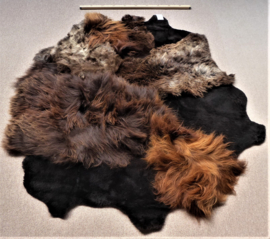 Brown Blizzard Sheepskin Rug, +/- 160 x 170 cm (6)