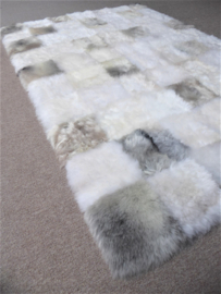 Mélange Shorn Sheepskin Rug, 140 x 200 cm