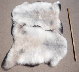 Mélange Shorn Sheepskin Rug, Double, +/- 95 x 120 cm (20)