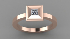 Princess 0.41ct D Color VS1