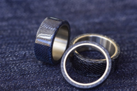 Denim ring smal