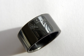 Zirkonium Maya ring / Maya teken
