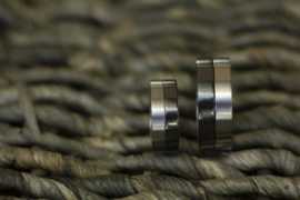 Titanium & Zirkonium ringen met ecg