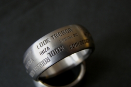 Tekst ring / Naam ring