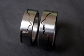 Titanium Profiel ring